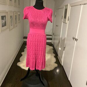 Missoni Fuchsia Textured Knit Dress – Size 4 (S/XS)